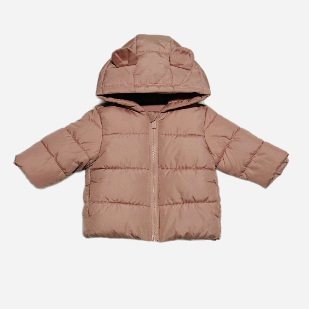 Old Navy Pink Puffer Jacket 0-3 months - Warm and Cozy